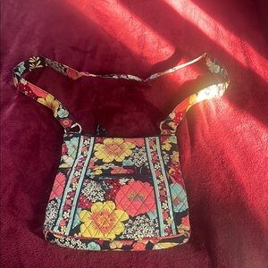 Vera Bradley Multicolor Floral Crossbody Bag Mint!